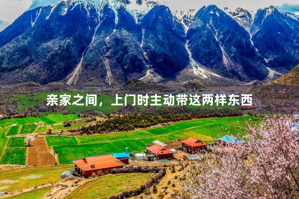亲家之间，上门时主动带这两样东西