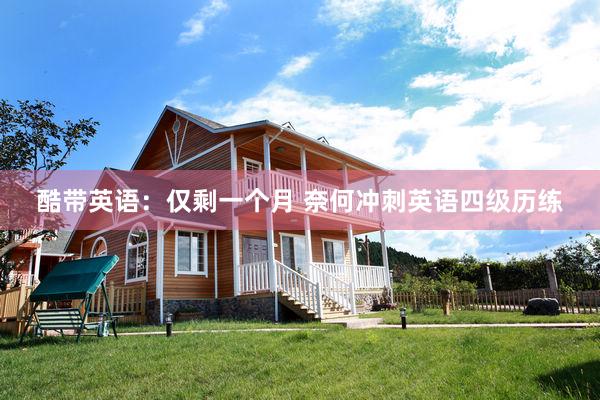 酷带英语：仅剩一个月 奈何冲刺英语四级历练